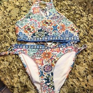 NWT XL Cupshe 2 piece swimsuit